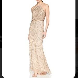 Adrianna Papell NWT beaded halter